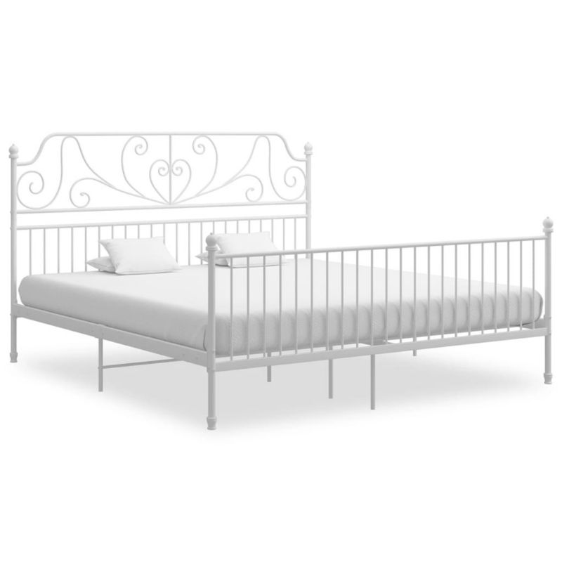 Łóżko metalowe WaszeMeble 180x200 cm biała WM-324857 1 szt.