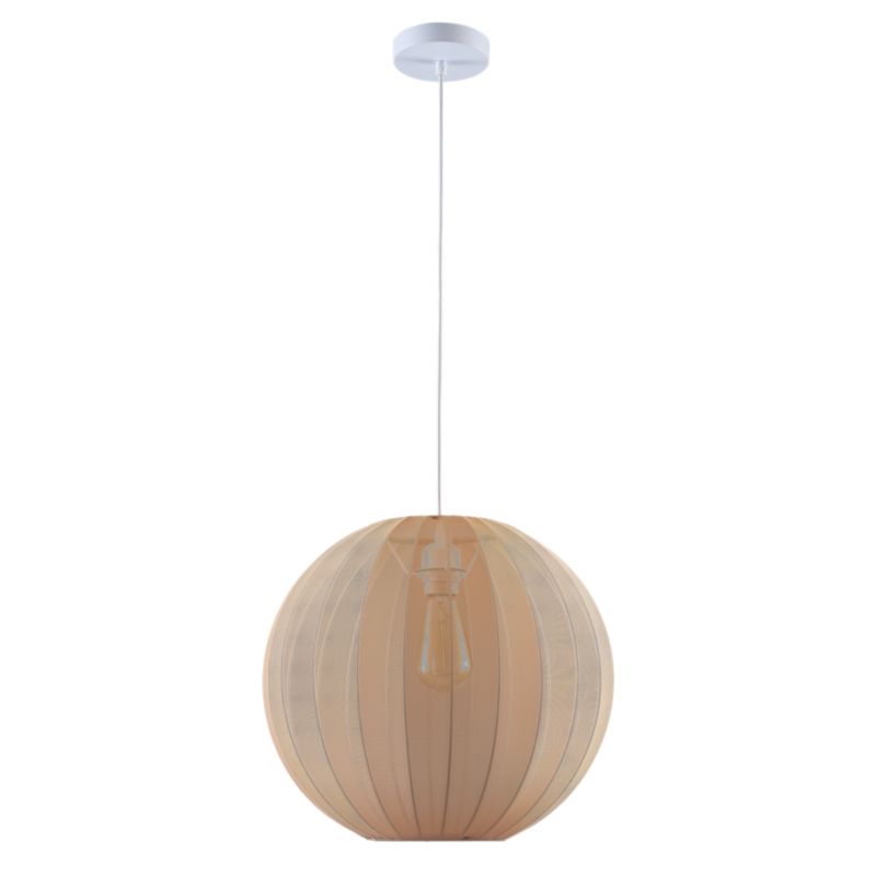 Lampa wisząca Sanico Sensai 1-punktowa E27 beżowa