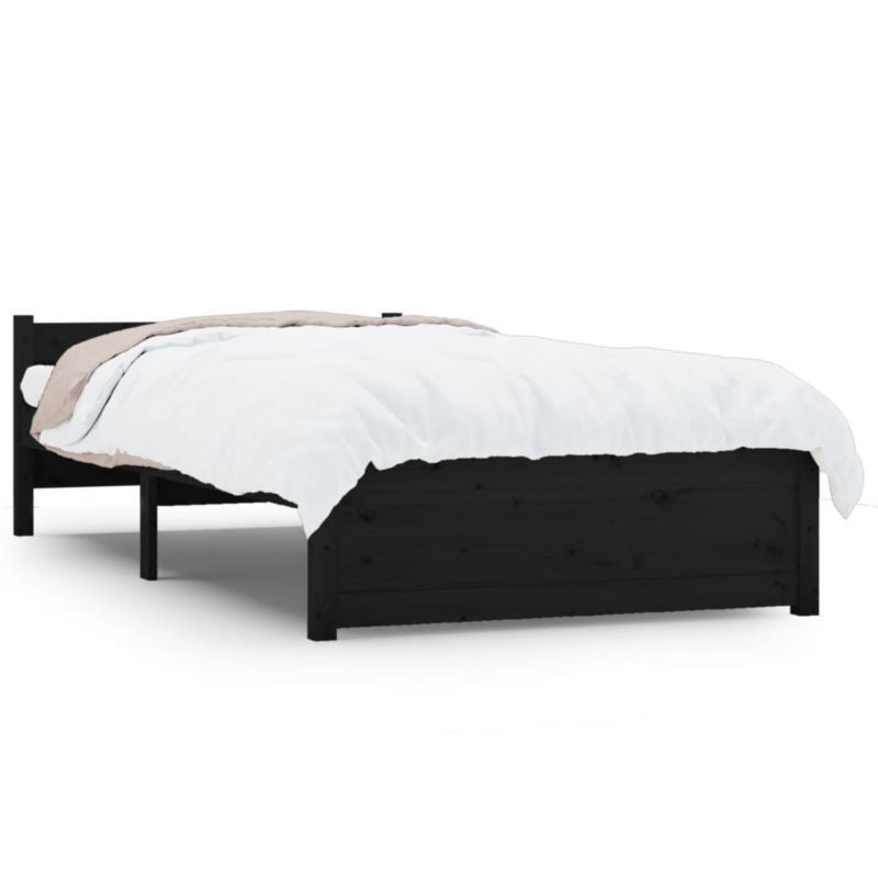 Łóżko drewniane WaszeMeble 90x200 cm czarna WM-815033 1 szt.