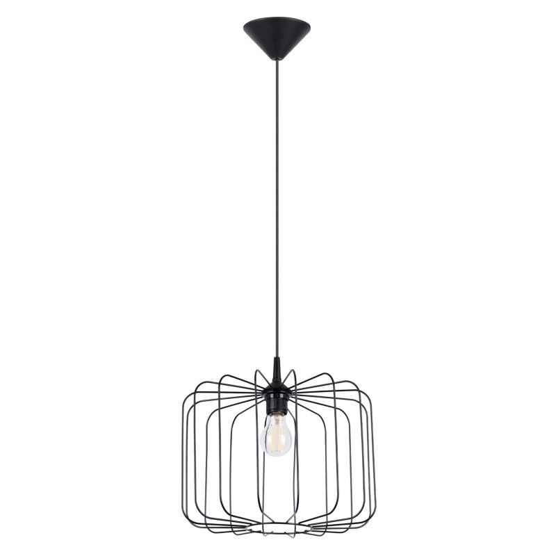 Lampa wisząca Sollux Lighting SKAAR czarna 1 szt.