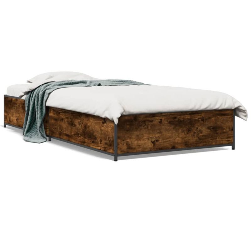 Łóżko metalowe WaszeMeble 90x190 cm brązowe WM-845118 1 szt.