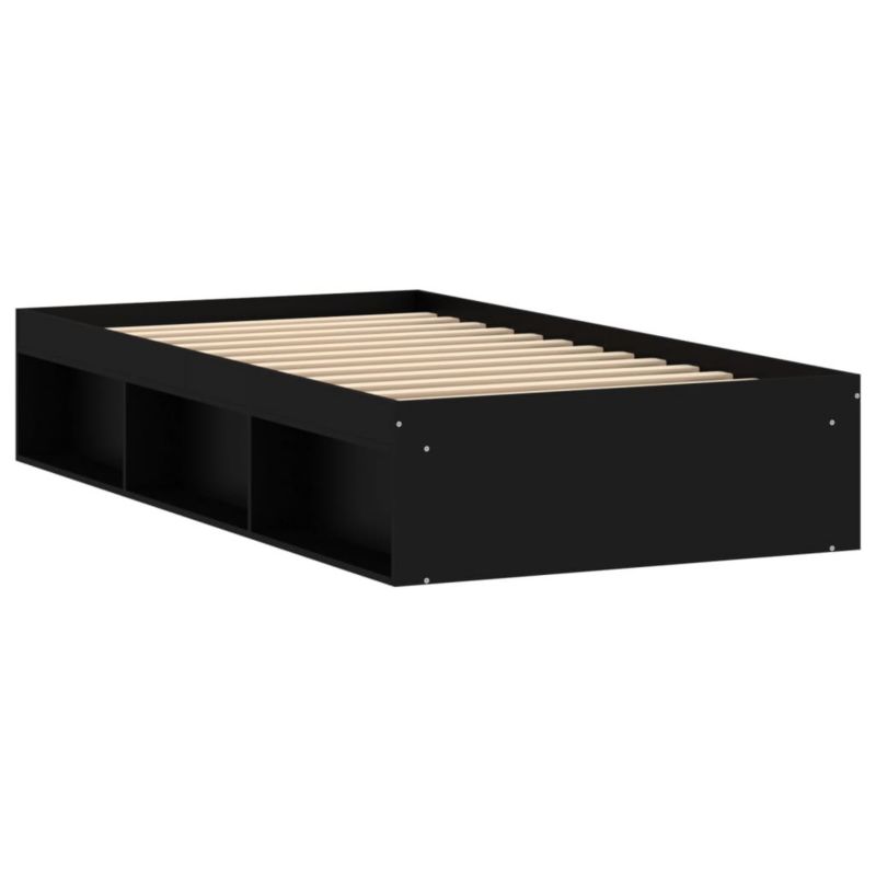Łóżko drewniane WaszeMeble 90x200 cm czarna WM-3203825 1 szt.