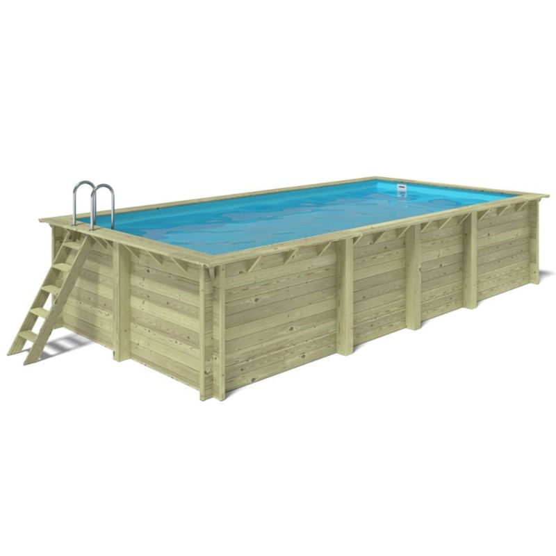 Basen drewniany Aqua ALTANKA 7x3,75 - H.1,45 m - z filtracją, BAS7308OSPU, 1szt.