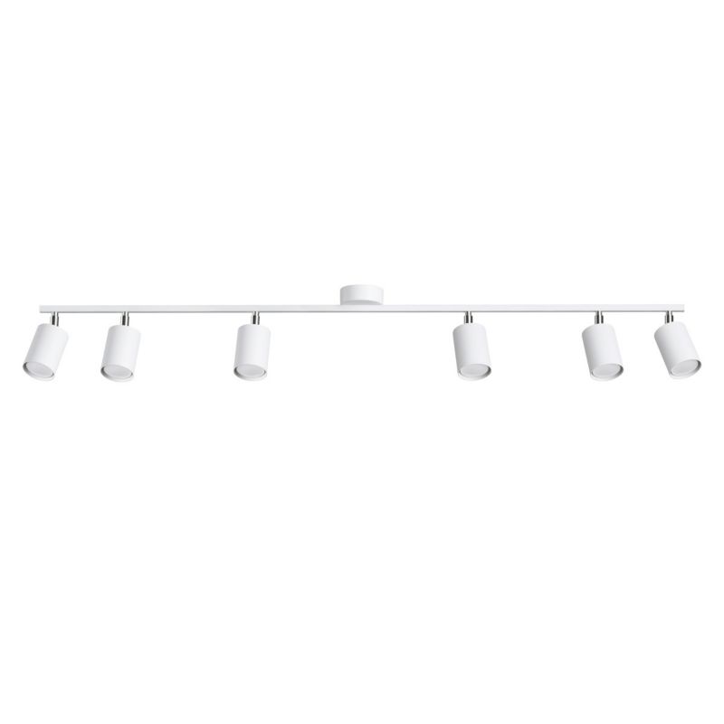 Spot sufitowy Sollux Lighting Lemmi biały 6 x GU10 x IP20 wym: 20 x 24 x 135 cm - 1 szt.