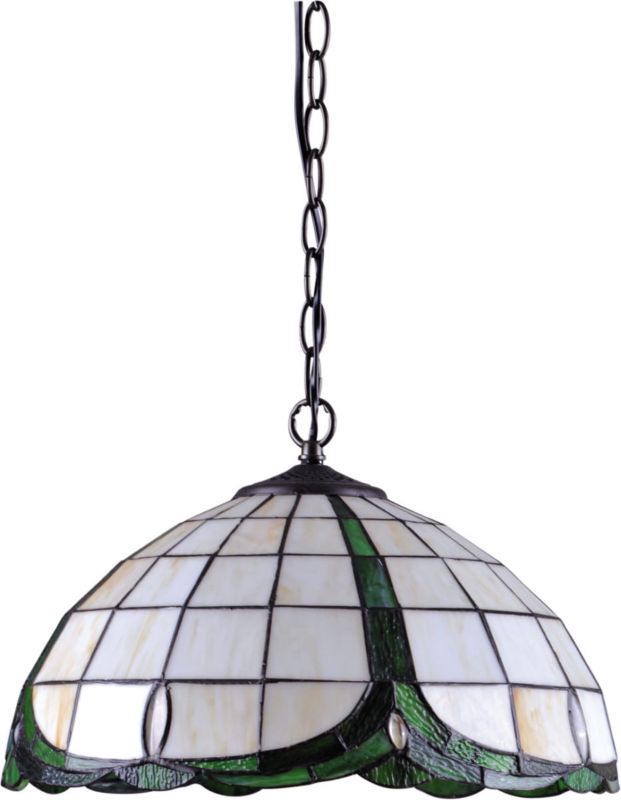 Lampa wisząca Kaja Papi 3369 multikolor witrażowa 1xE27 x 60W 1 szt.