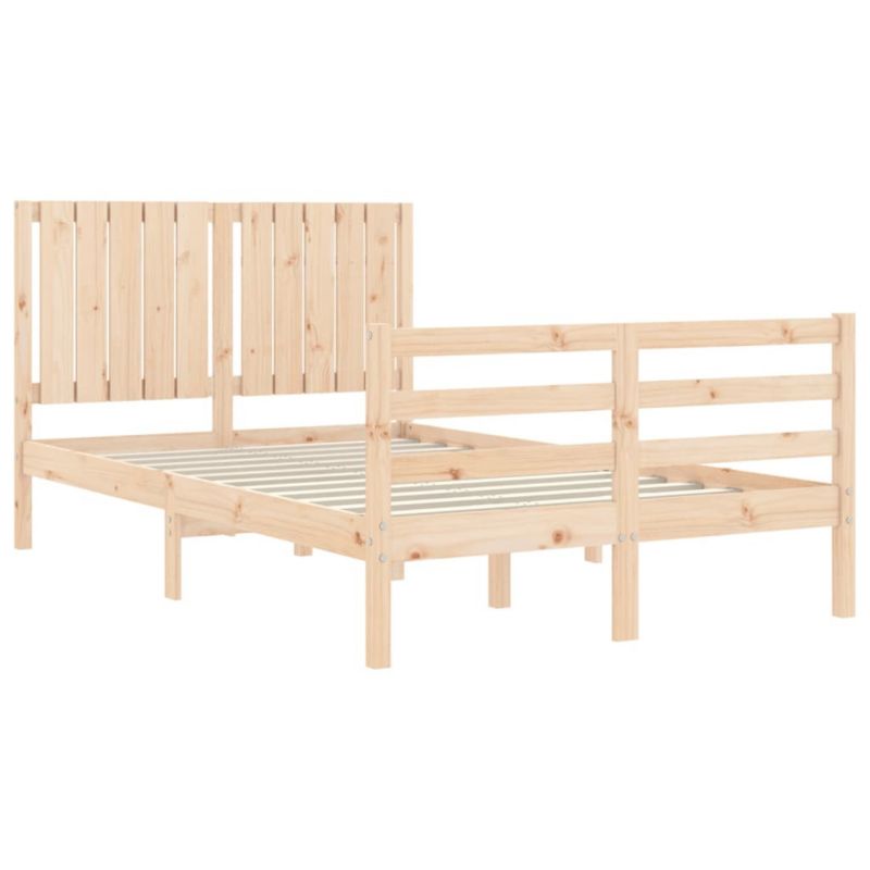 Łóżko drewniane WaszeMeble 120x200 cm brązowe WM-3194761 1 szt.