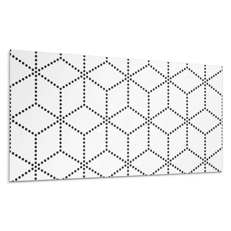 Panel samoprzylepny Wallfluent 100x50 cm Kropkowy wzór w heksagonalnym stylu 1 szt.
