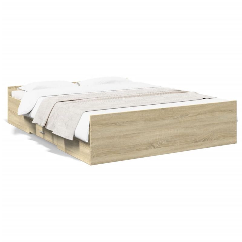 Łóżko drewniane WaszeMeble 150x200 cm brązowe WM-3280288 1 szt.