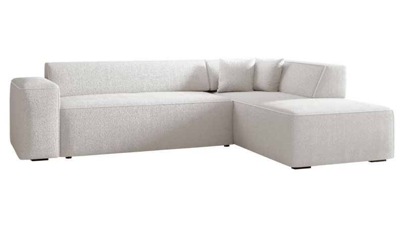 Narożnik MIRJAN 24 Lordin Premium prawy śmietankowa bukla 1 szt.