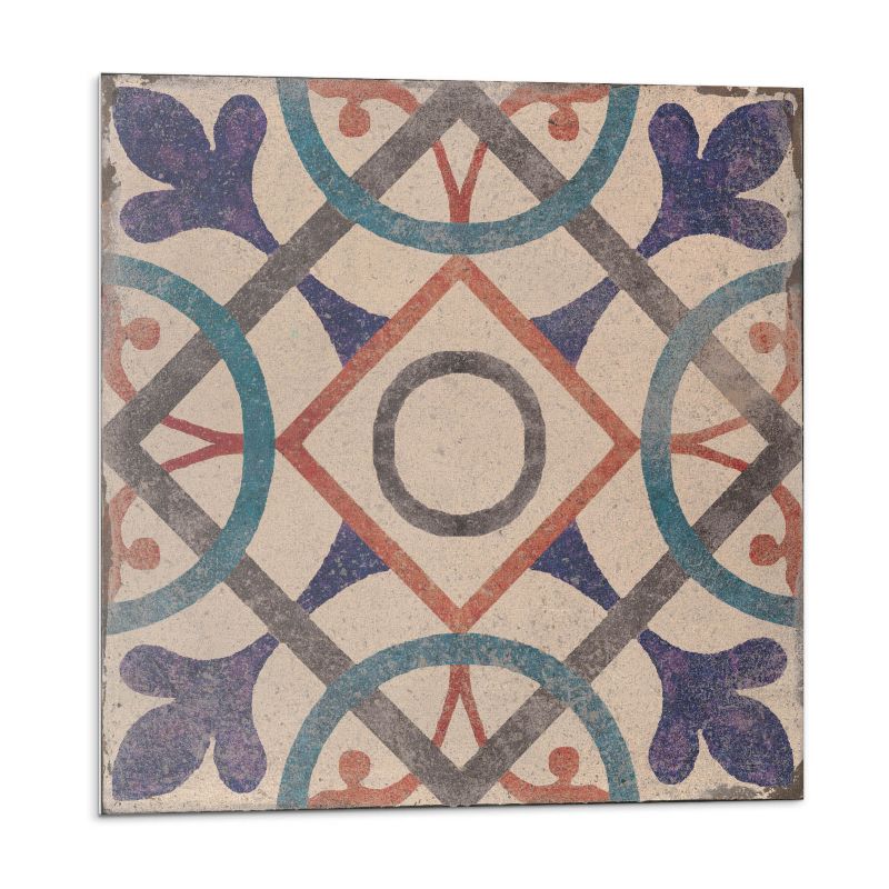 Kafelki samoprzylepne Wallfluent 20x20 cm Motyw okręgów w stylu geometrycznym 20 szt.