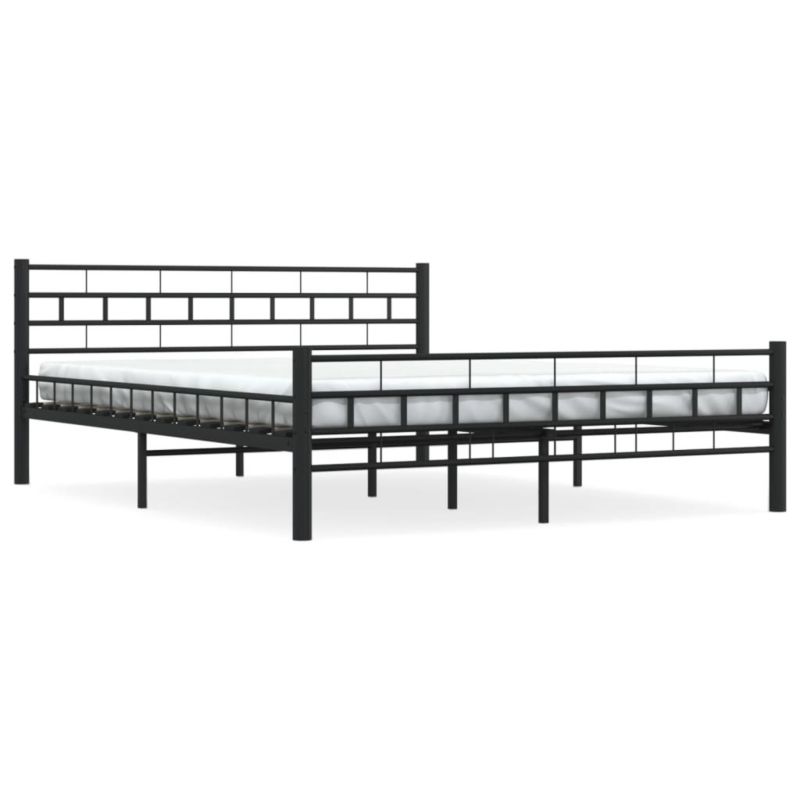 Łóżko metalowe WaszeMeble 160x200 cm czarna WM-285279 1 szt.