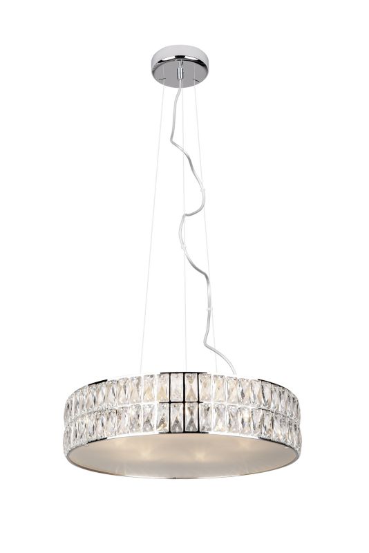 Lampa wisząca Maxlight Diamante chromowana kryształowa 6xG9 x 1 szt.