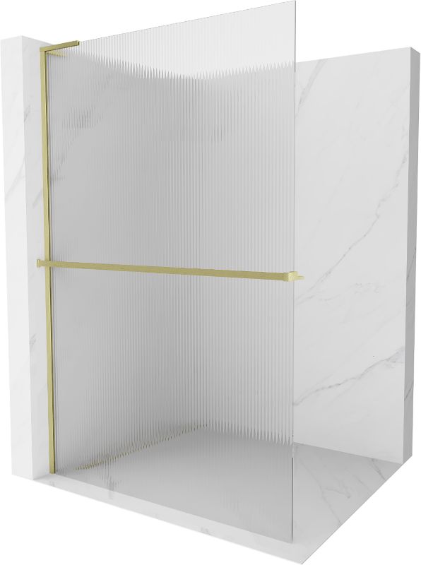 Ścianka prysznicowa Mexen Kioto+ L złota 110x200 cm 800-110-123-55-091 szt.