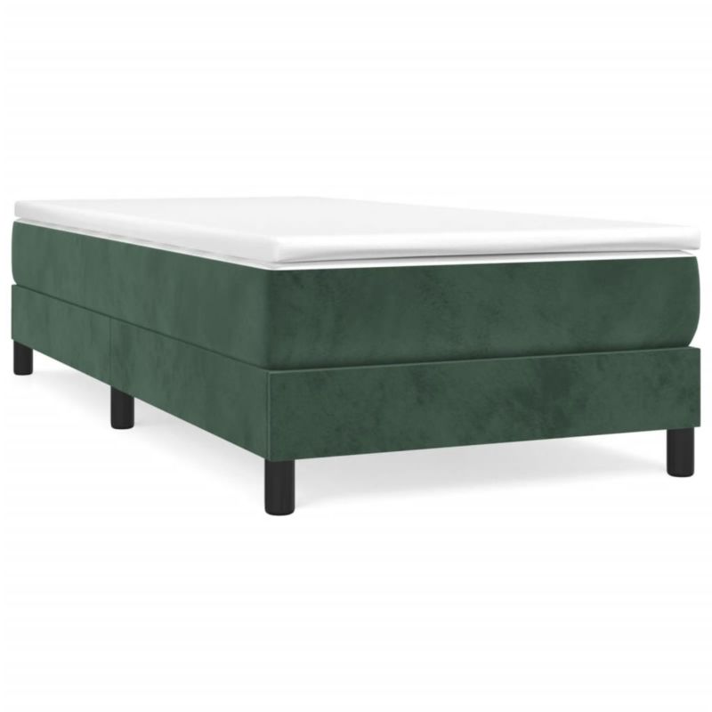 Łóżko tapicerowane WaszeMeble 100x200 cm ciemnozielone WM-3120757 1 szt.