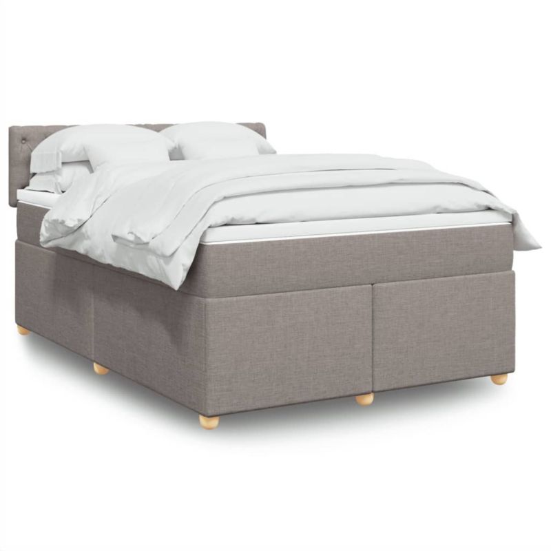 Łóżko kontynentalne WaszeMeble 140x190 cm Brązowe WM-3286686 1 szt.