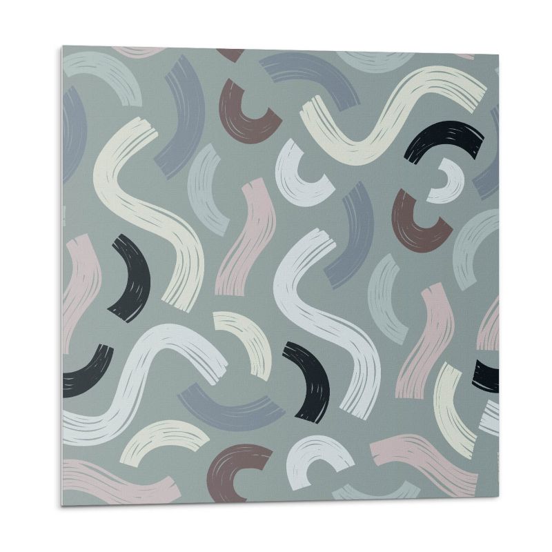 Kafelki samoprzylepne Wallfluent 30x30 cm Abstrakcyjny wzór fal i linii 9 szt.