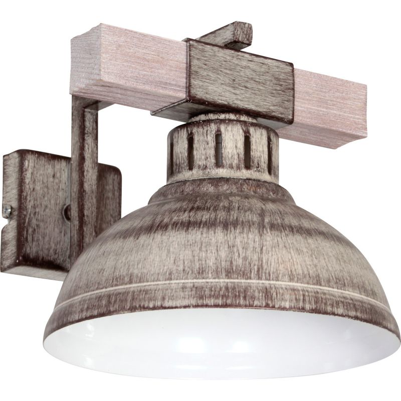 Kinkiet Luminex Hakon brązowo-jasne drewno 1 x E27 x 15W IP20 wym: 20 x 21 x 29 cm - 1 szt.
