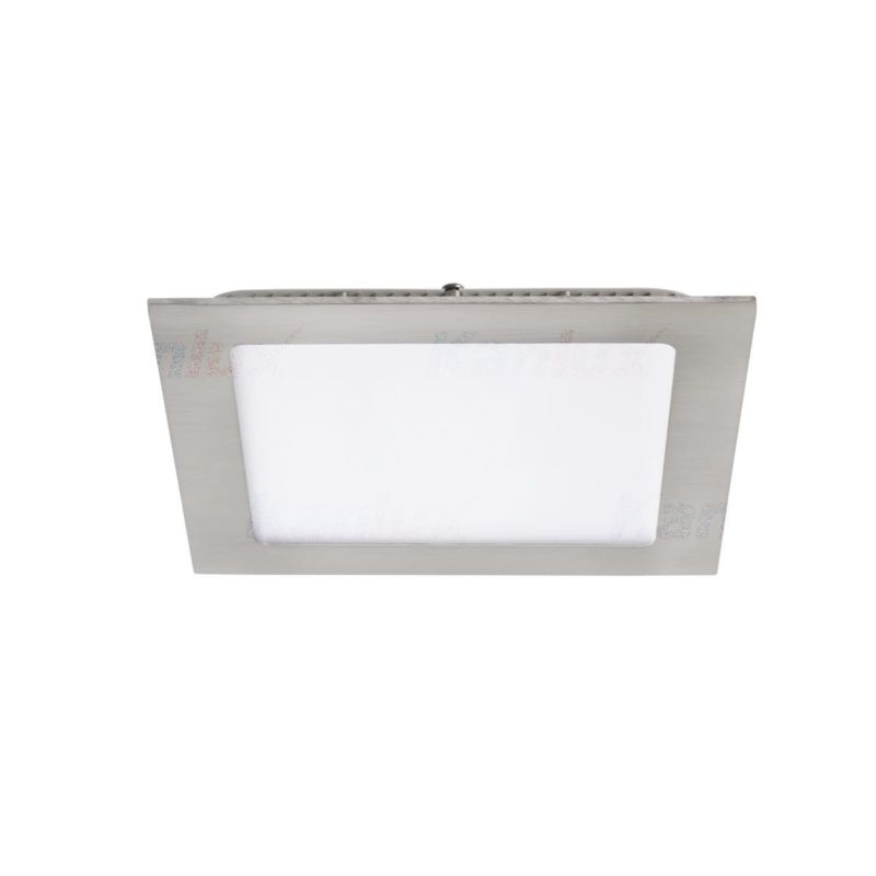 Oprawa wpuszczana Kanlux Katro łazienkowa biało-srebrna LED 12W 4000K 780lm IP44 wym: 2 x 17 x 17 cm kwadratowa - 1 szt.