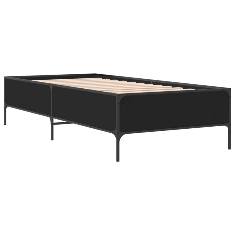 Łóżko metalowe WaszeMeble 90x200 cm czarna WM-844966 1 szt.