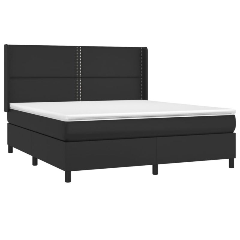 Łóżko kontynentalne WaszeMeble 160x200 cm czarna WM-3139331 1 szt.