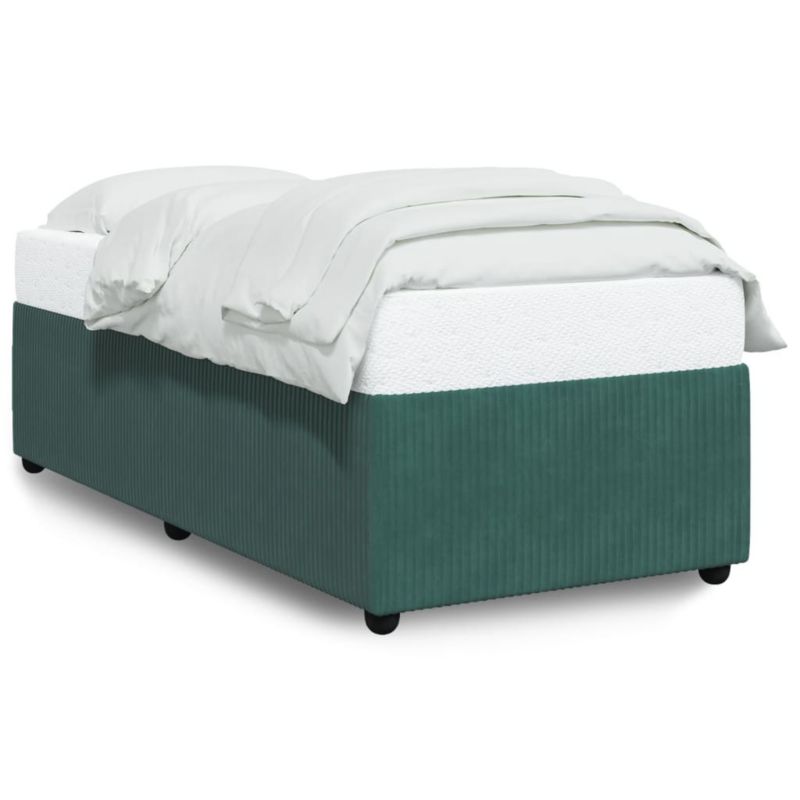 Łóżko tapicerowane WaszeMeble 100x200 cm ciemnozielone WM-3284991 1 szt.