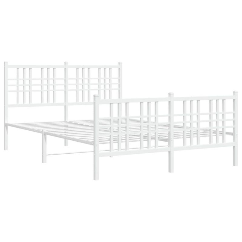 Łóżko metalowe WaszeMeble 137x190 cm biała WM-376390 1 szt.