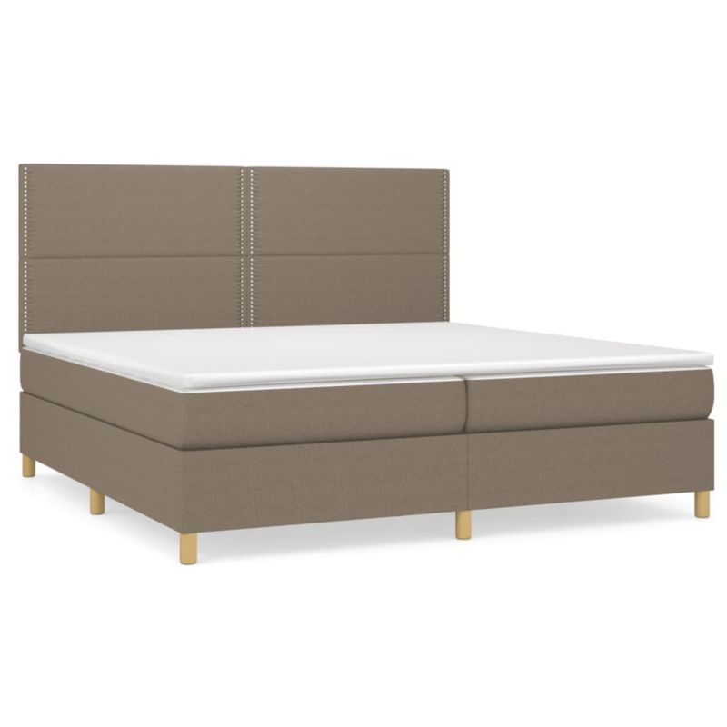 Łóżko kontynentalne WaszeMeble 200x200 Brązowe WM-3142285 1 szt.