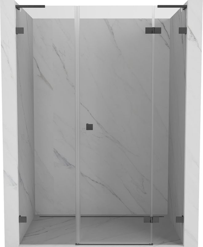 Drzwi prysznicowe uchylne Mexen Lunar L gun gray 140x200 cm 834SL-140-050-66-00-P 1 szt.