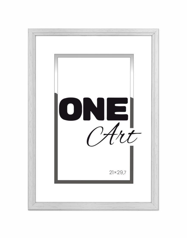 Ramka na zdjęcia klasyczna One Art Solo 30x40 cm biały 1 szt