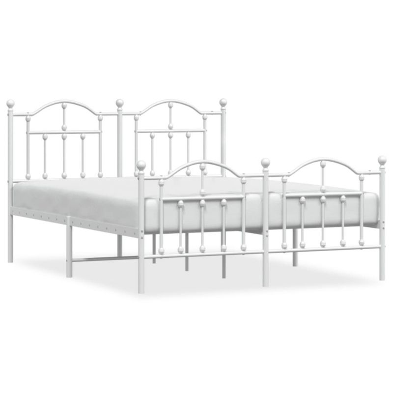 Łóżko metalowe WaszeMeble 140x190 cm biała WM-353506 1 szt.