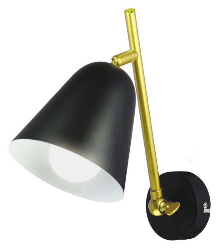 Kinkiet ścienny Rabalux Alder czarny 1 x E14 x 40W IP20 wym: 21 x 12 x 23,5 cm - 1 szt.