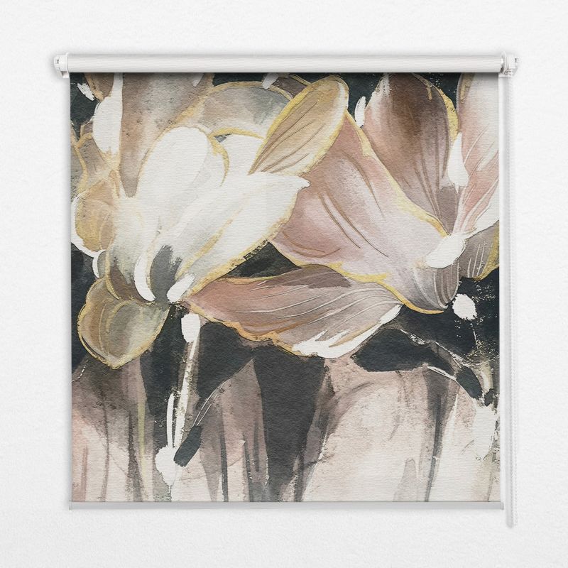 Roleta uniwersalna wewnętrzna Tulup 100x140 cm Kwiaty 1 szt.