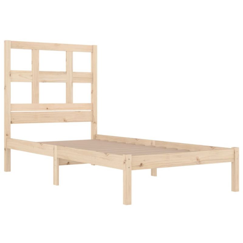 Łóżko drewniane WaszeMeble 90x200 cm brązowe WM-3104463 1 szt.