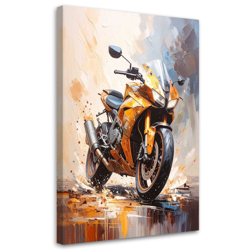 Obraz młodzieżowy do salonu biura Feeby Motocykl sportowy 60x90cm 1szt