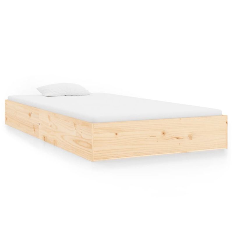 Łóżko drewniane WaszeMeble 100x200 cm brązowe WM-820052 1 szt.