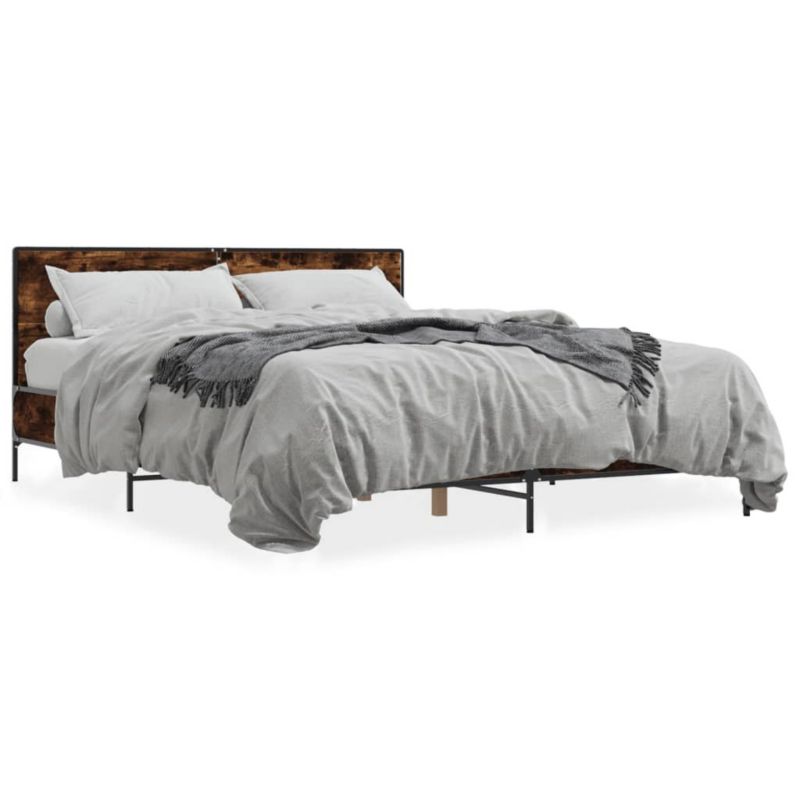 Łóżko metalowe WaszeMeble 160x200 cm brązowe WM-3280009 1 szt.