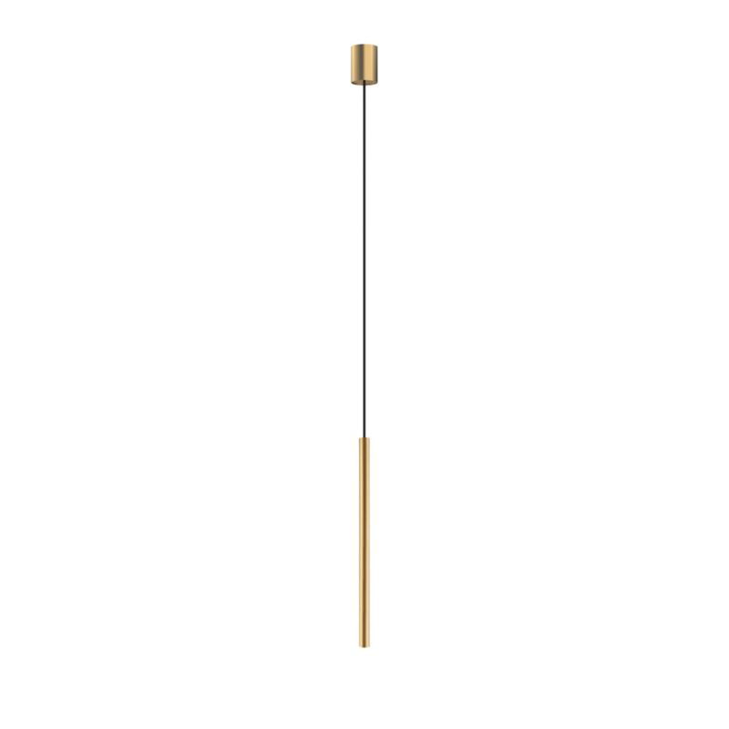 Lampa wisząca Nowodvorski Lighting Laser satynowa złota punktowa tuba 1xG9 x 10W 1 szt.