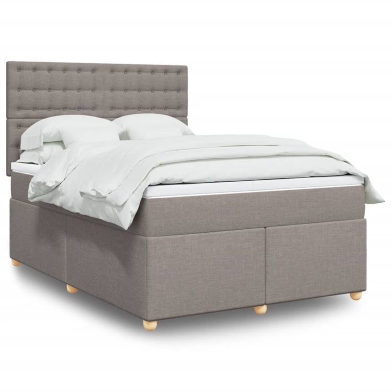 Łóżko kontynentalne WaszeMeble 140x190 cm Brązowe WM-3291293 1 szt.