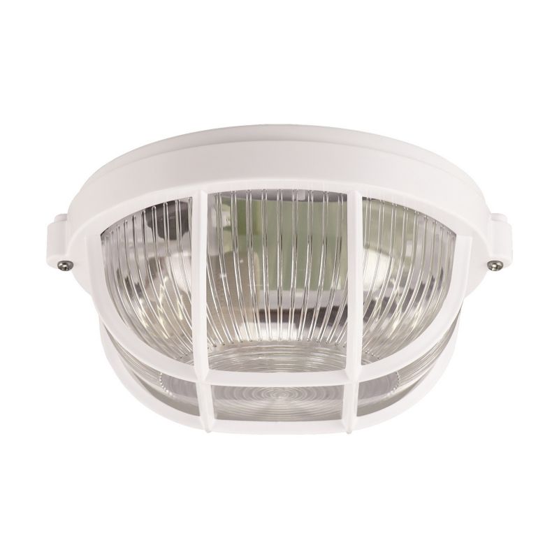 Lampa sufitowa zewnętrzna Struhm Salto biała 1 x E27 x 20W IP65 wym: 9 x 18 x 18 cm - 1 szt.