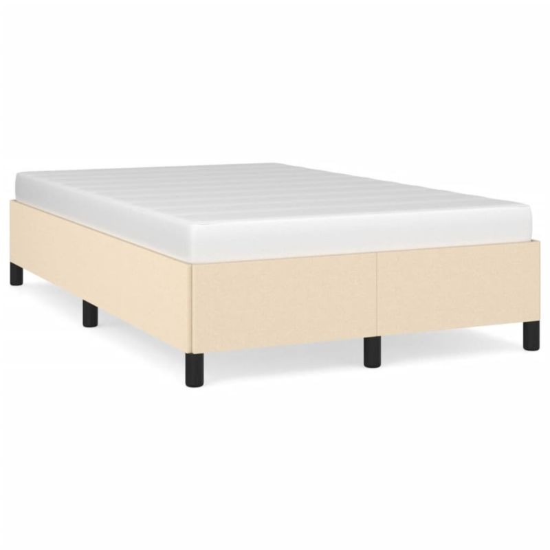 Łóżko tapicerowane WaszeMeble 120x200 cm kremowe WM-347055 1 szt.