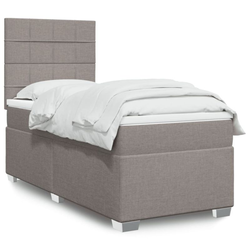 Łóżko kontynentalne WaszeMeble 90x190 cm Brązowe WM-3292647 1 szt.