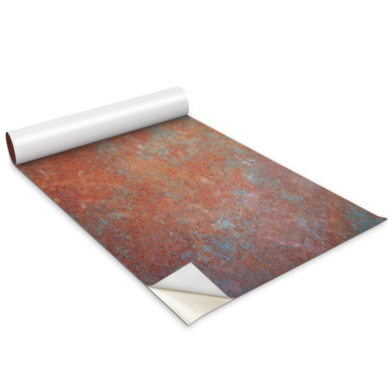 Folia samoprzylepna Wallfluent 100x50 cm Motyw starej blachy 1 rol.