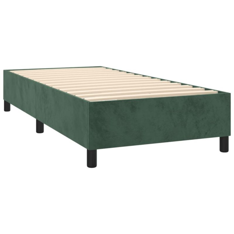 Łóżko tapicerowane WaszeMeble 100x200 cm ciemnozielone WM-3121105 1 szt.