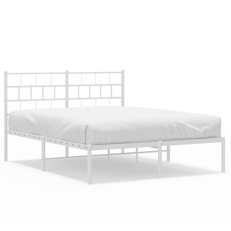 Łóżko metalowe WaszeMeble 140x200 cm biały WM-355709 1 szt.