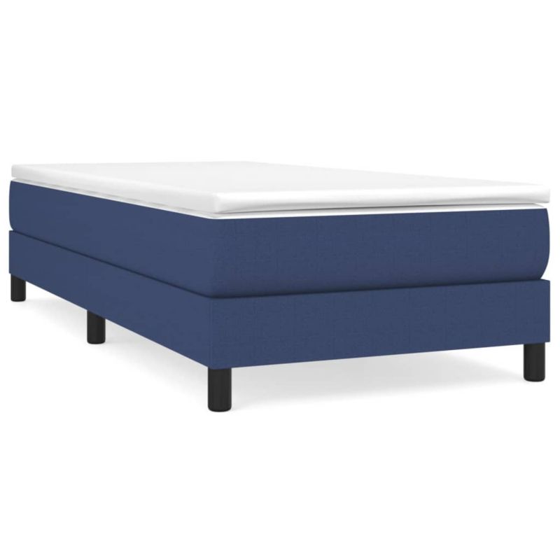 Łóżko kontynentalne WaszeMeble 100x200 cm niebieskie WM-3144059 1 szt.