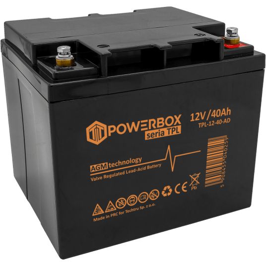 Akumulator Texas Bezobsługowy 12V 40Ah VRLA AGM 1 szt.