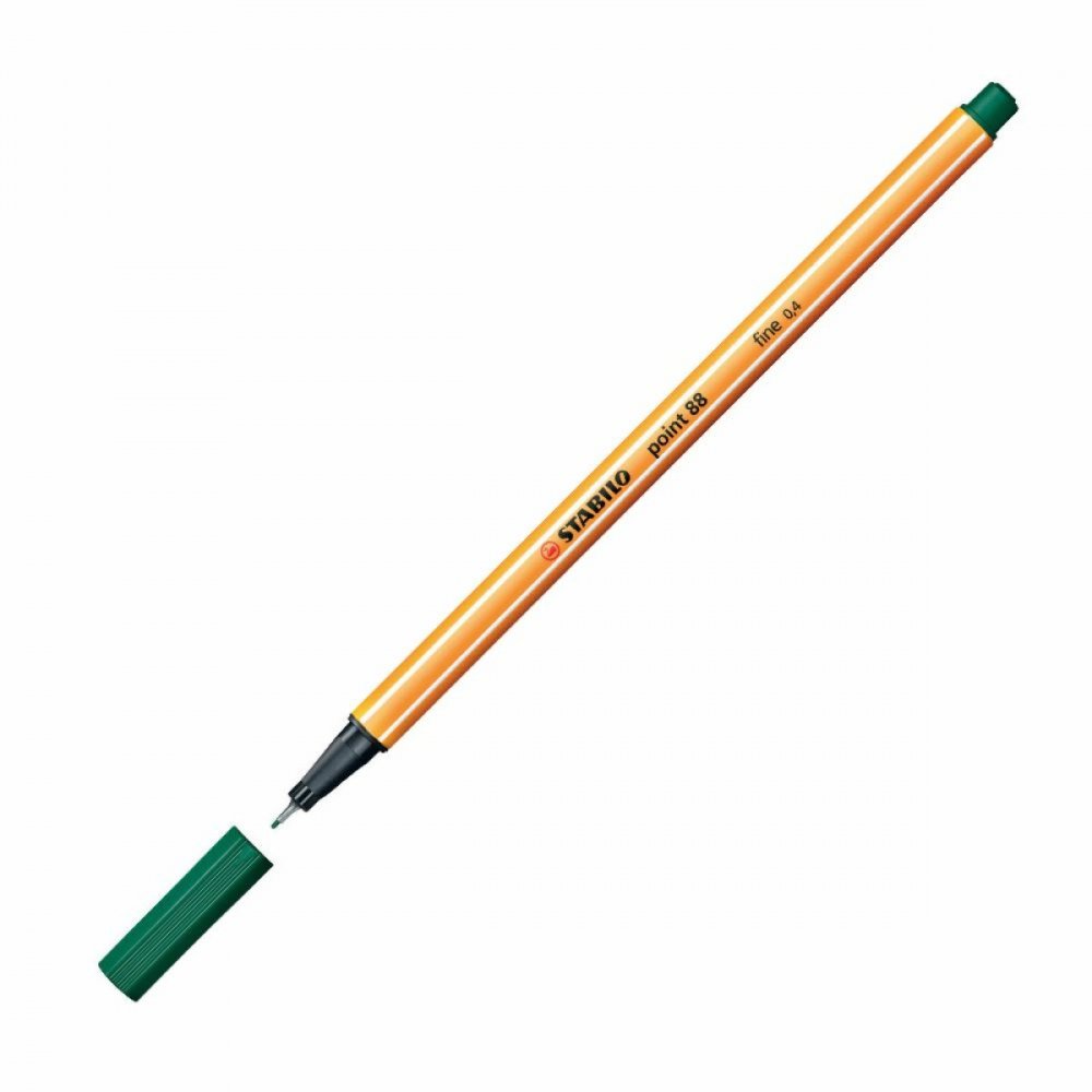 Cienkopis Stabilo Point 88/53, 0.4mm, ciemny zielony