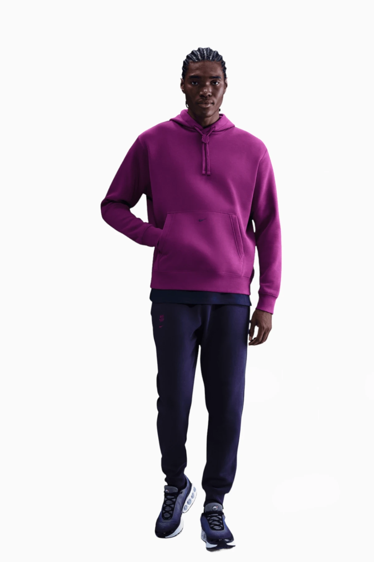 Spodnie Nike FC Barcelona 25/26 Tech Fleece - Granatowy