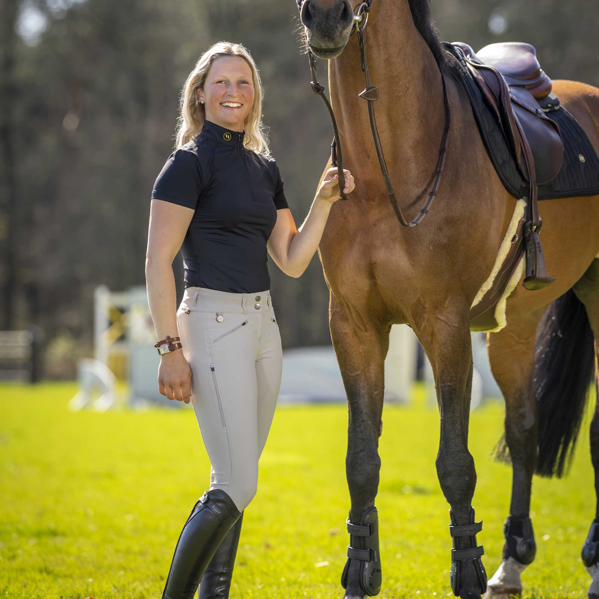 Back on Track Back on track bryczesy Katie z wysokim stanem