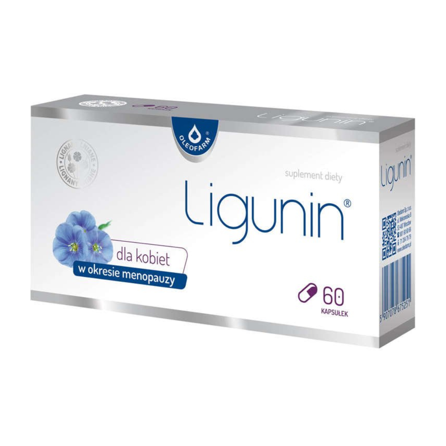 Lignin, 60 kapsułek